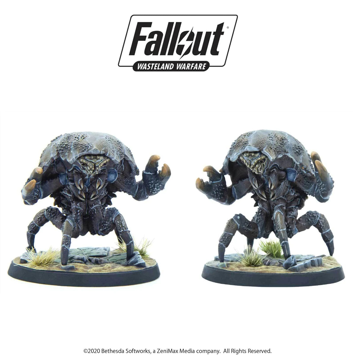 Fallout Wasteland Warfare: Mirelurks Set: Roleplaying Resin Miniature Figures