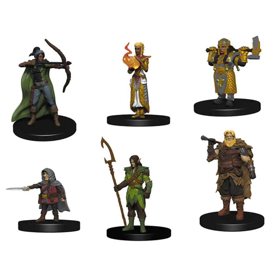 Unboxed Wizkids Dungeons and Dragons Miniature Painted Figures Starter Set from Icons of the Realms