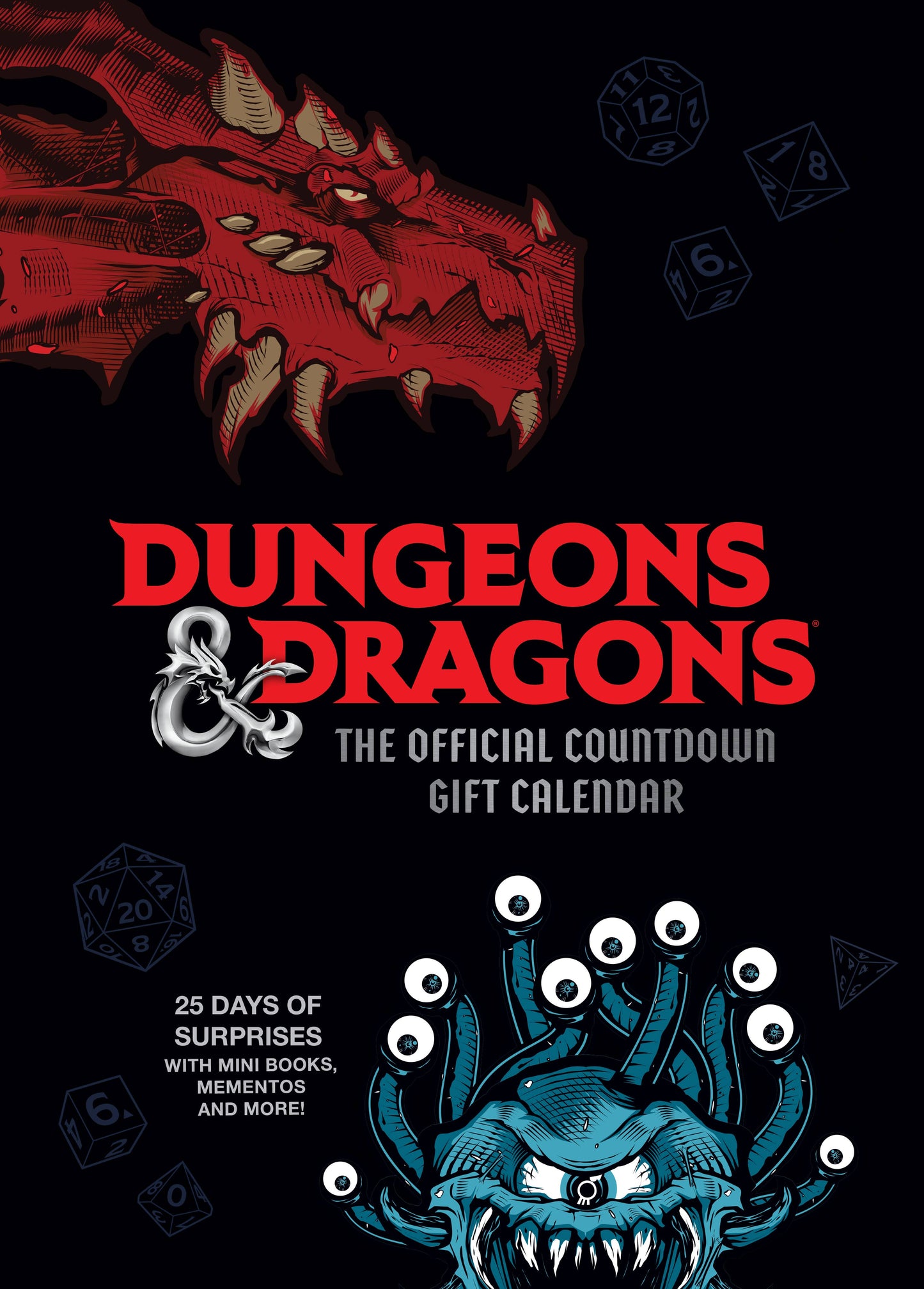 Dungeons & Dragons: The Official Countdown Christmas Advent Gift Calendar Ornaments Stationery