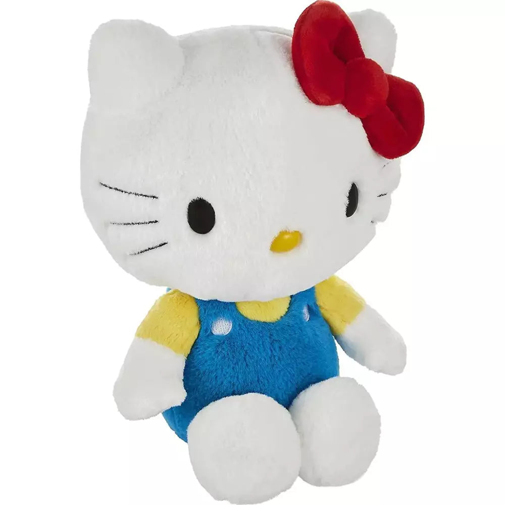 Hello Kitty Stuffed 8" Plush with Blue Blouse and Red Bow