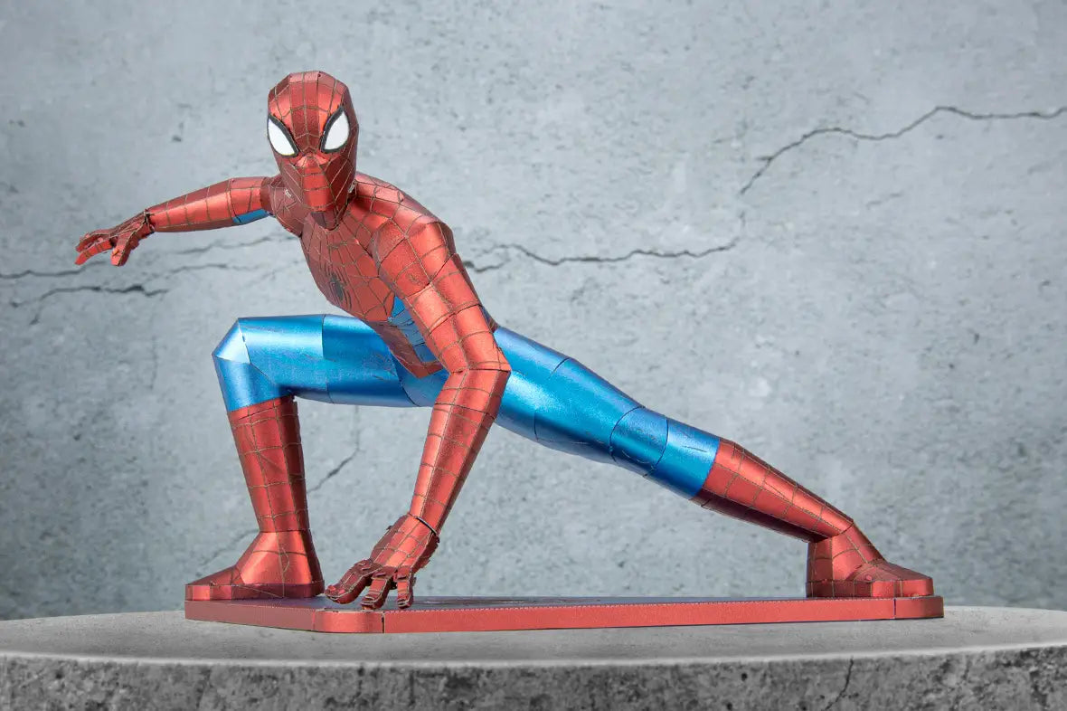 Marvel Official 3D Metal Model Kit: 6in High Detail Spider-man in Landing Pose