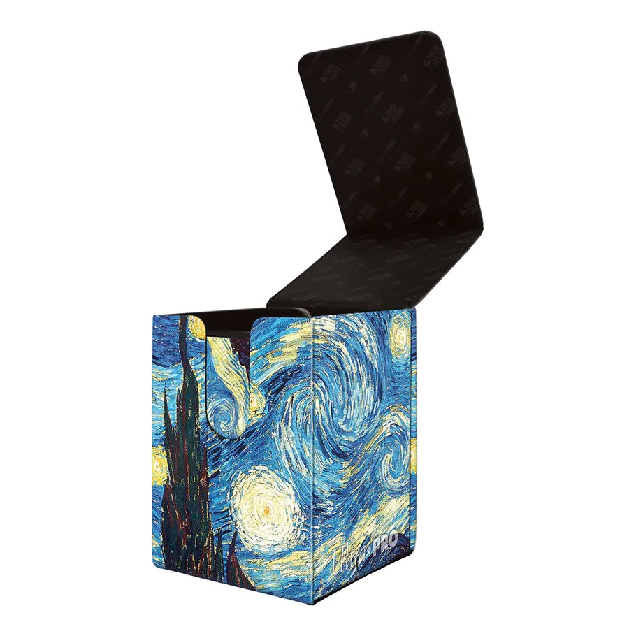 Ultra Pro Alcove Flip Deck Box: Vincent Van Gogh Starry Night Open