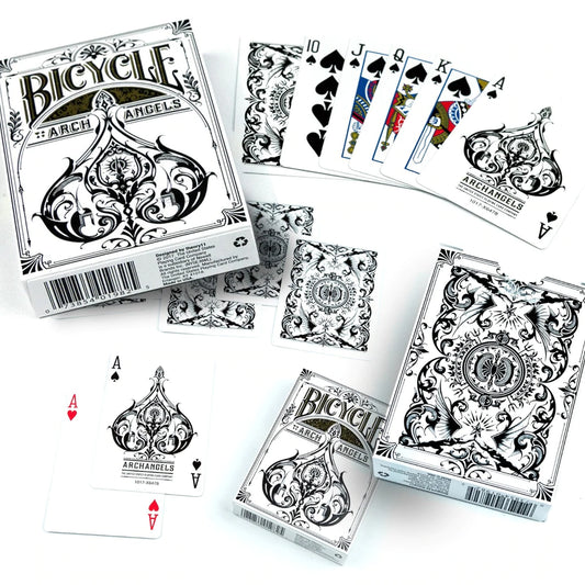 Bicycle Playing Card Deck: Archangels Elegent Mythological Theme