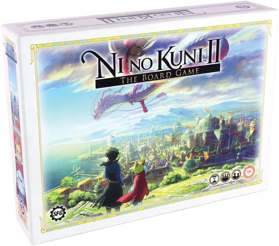 The front cover of the Ni no Kuni II Official Board Game