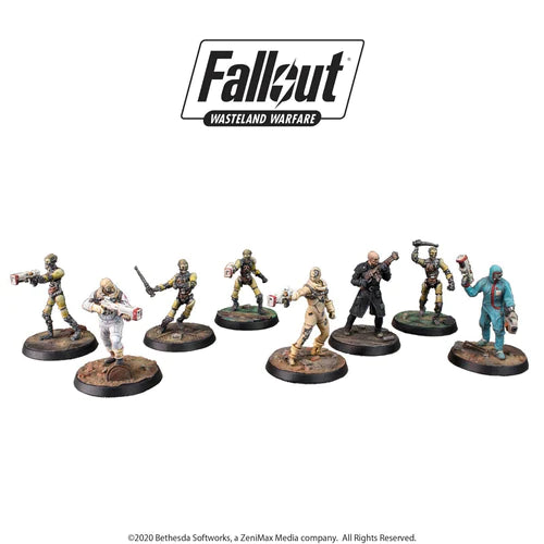 Fallout Wasteland Warfare: The Institute Core Box: Roleplaying Resin Miniature Figures