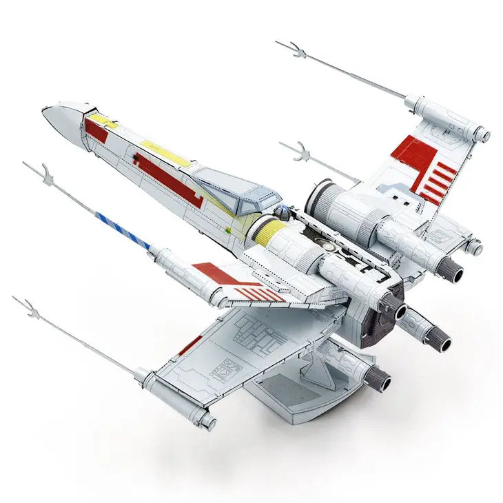 Star Wars Official 3D Metal Model Kit: 5in Premium Series X-Wing Starfighter Side Profile