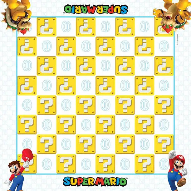 Game board for super mario checkers