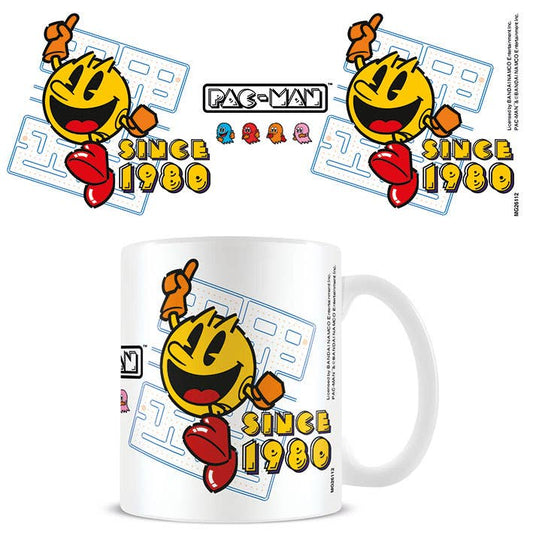 Pac-Man Since 1980 11 oz Ceramic Mug Dishwasher and Microwave Safe