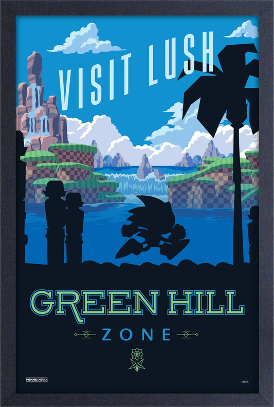 Sonic- Lush 11" x 17" Wall Art Display Piece 