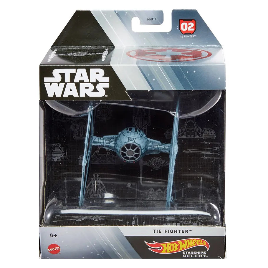 Hot Wheels Star Wars: Starships Select Tie Fighter: 1:50 Scale In The Box