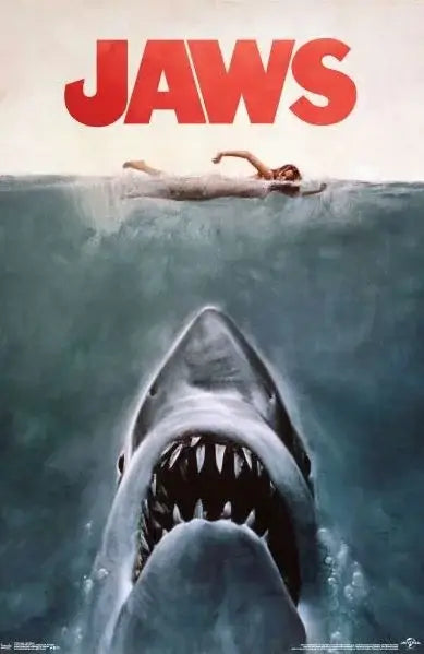 Jaws - One Sheet Wall Decor Art Print Poster 24" x 36"