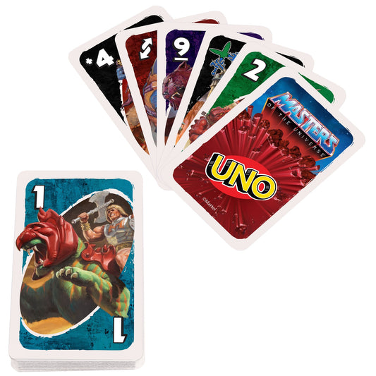 Uno Card Game: Masters of The Universe (MotU) He-Man Edition