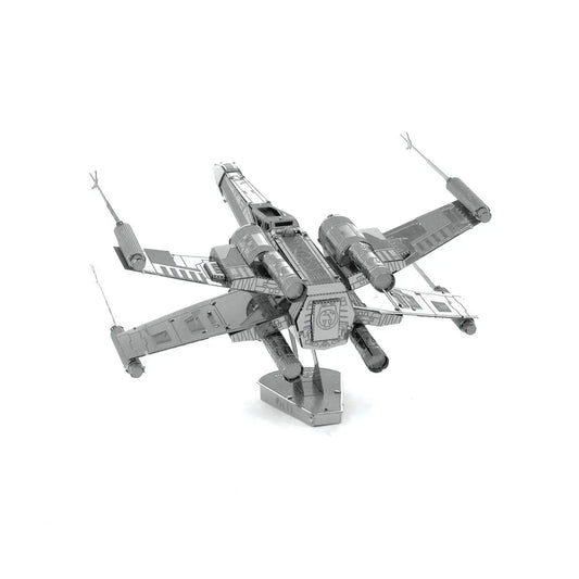 Star Wars Official 3D Metal Model Kit: 4in High Detail X-Wing Starfighter Rear Upper Profile
