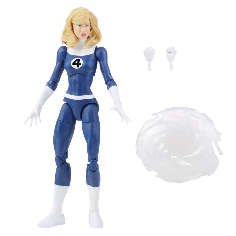 Marvel Legends Series Retro Fantastic Four Invisible Woman 6in Premium Action Figure Toy