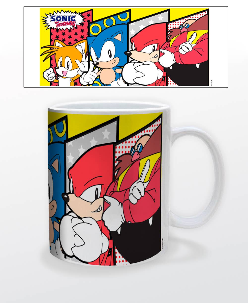 Sonic the Hedgehog - Roster 11oz Ceramic Mug Gift Set 