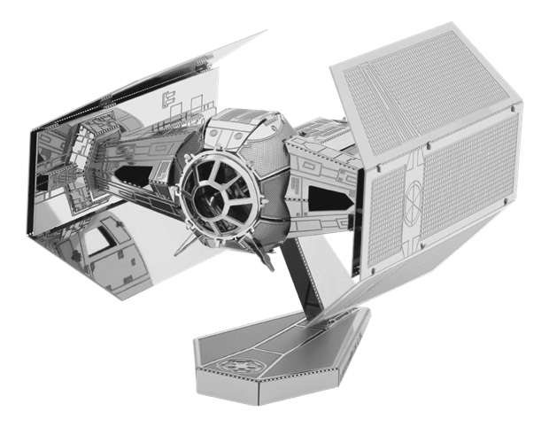Star Wars Official 3D Metal Model Kit: 4in High Detail Darth Vader's Tie Advanced X1