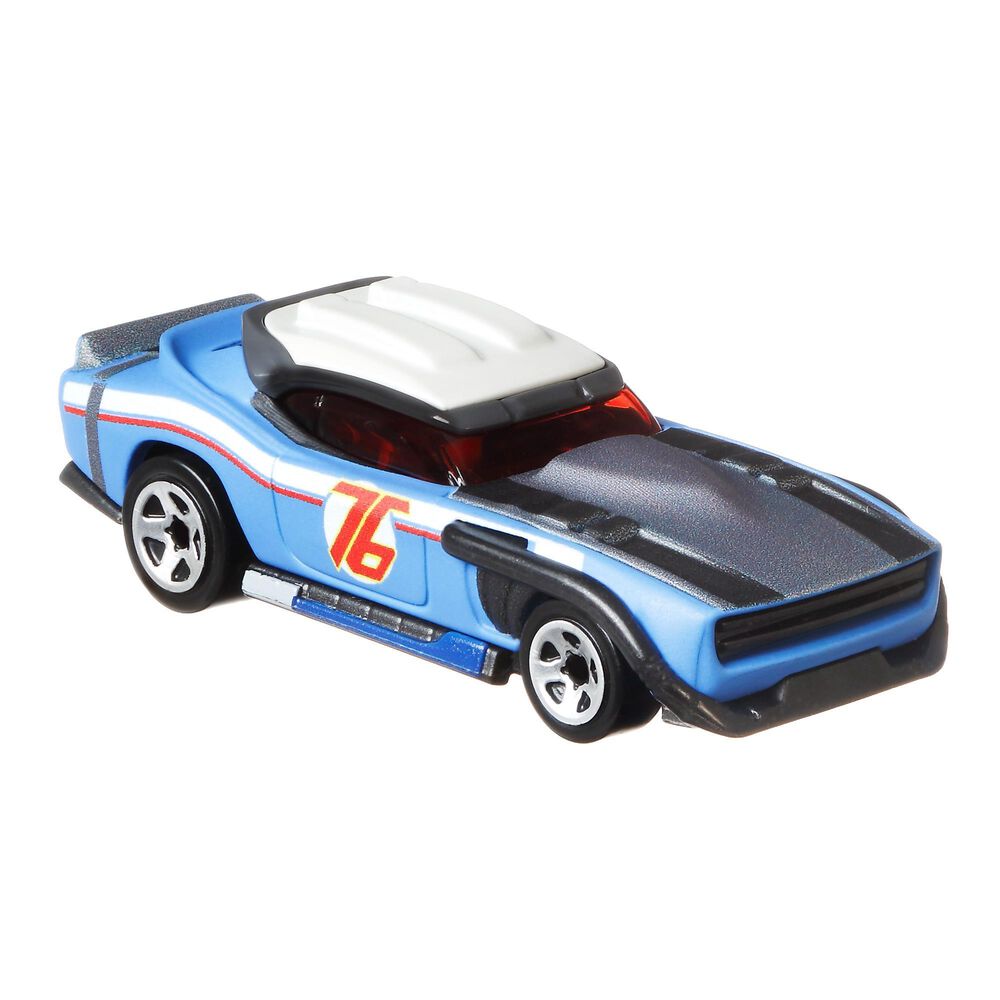 Hot Wheels Video Game Cars - Soldier 76 Overwatch Character - Blue & Black - 1:64 Scale
