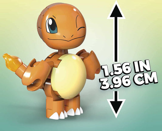 Pokemon Mega Construx: Charmander: Evergreen Series Pokeball Figure: 16 pc.