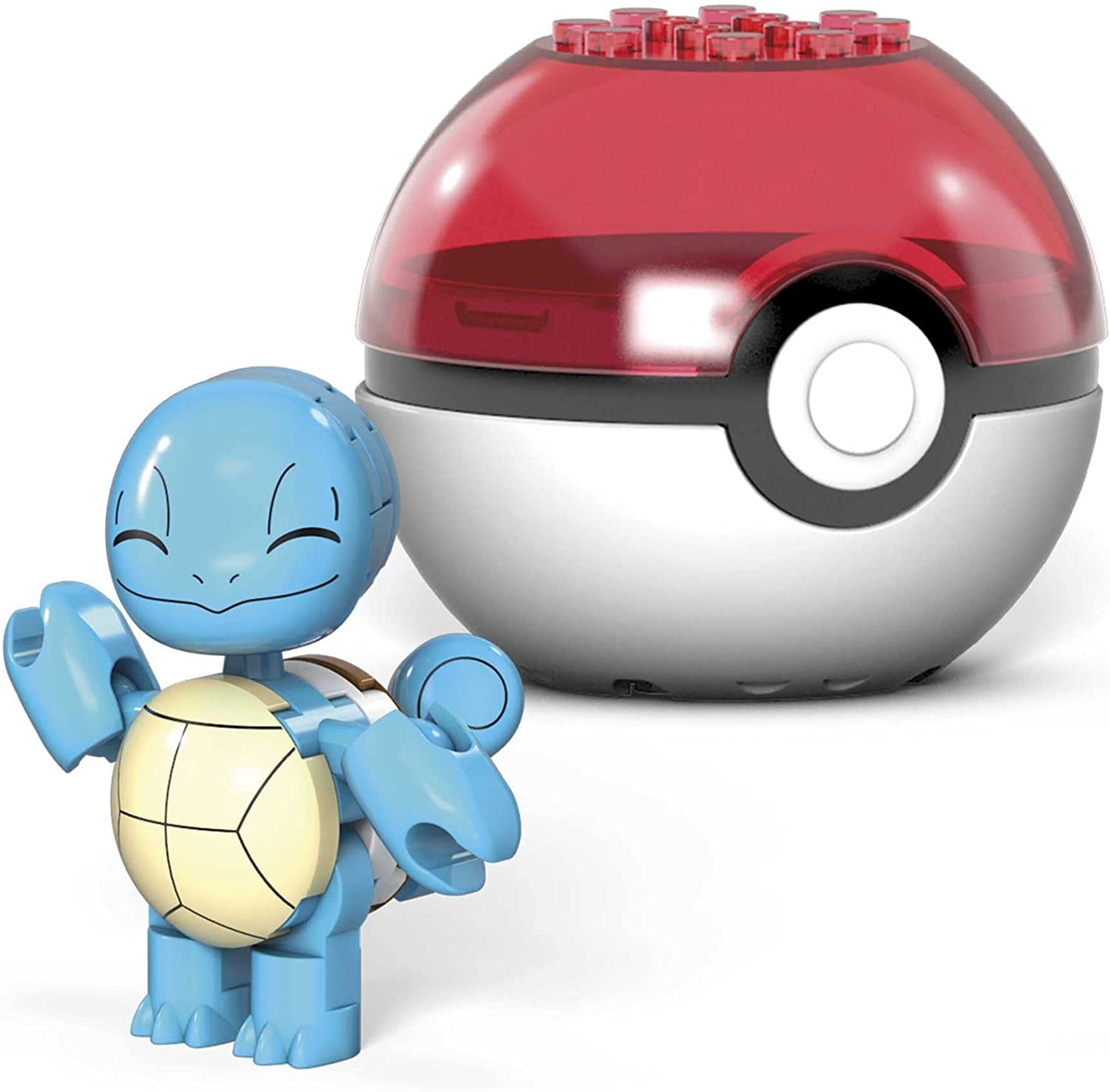 Pokemon Mega Construx: Squirtle: Evergreen Series Pokeball Figure: 30 pc.