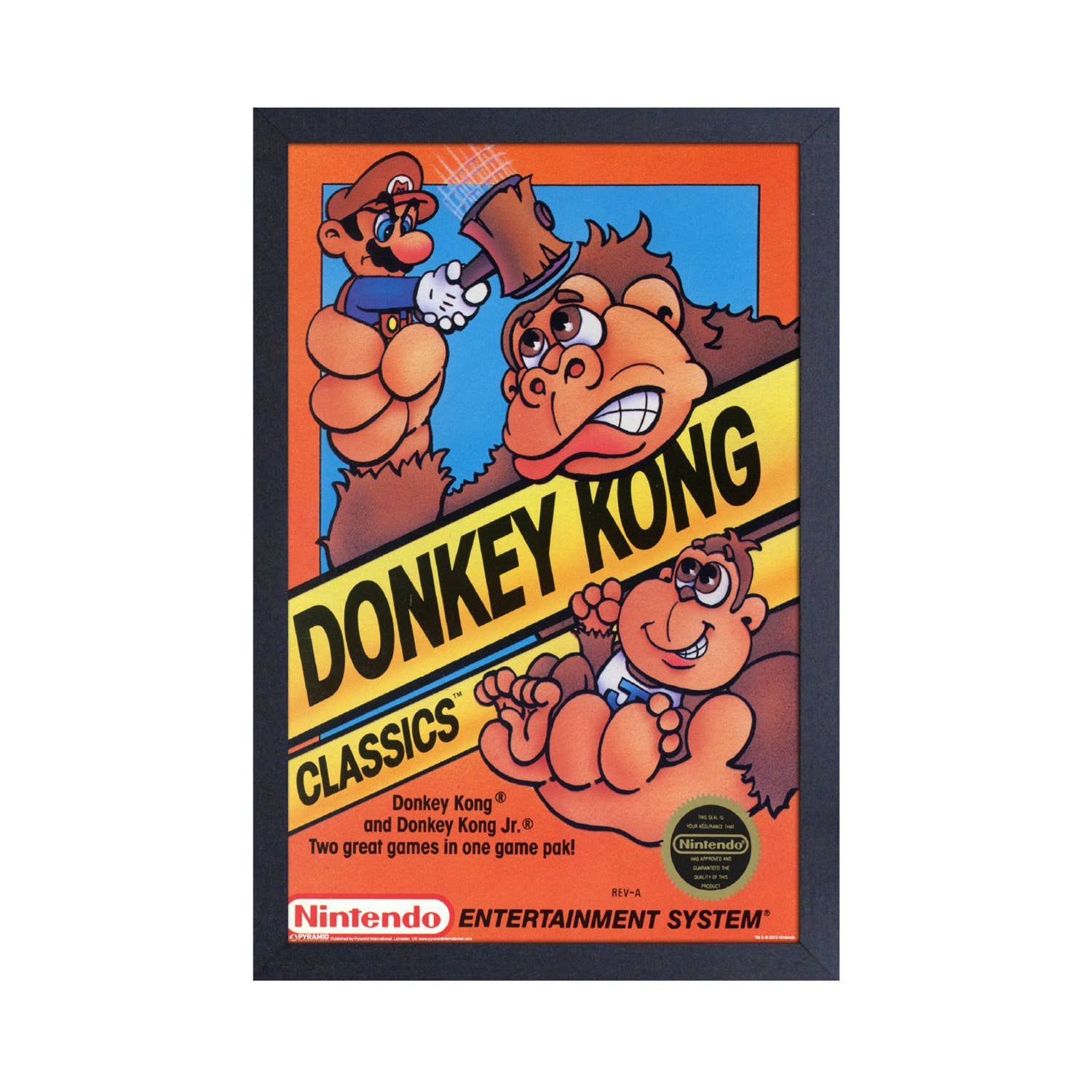 Donkey Kong Classics 11" x 17" Framed Print Wall Art 