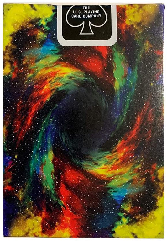 Bicycle Playing Card Deck: Stargazer Nebula Colorful Space Cards: Black Finish