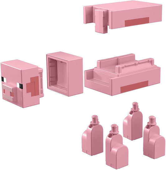 Minecraft Fusion Large Scale Figures: Buildable 5" Action Figure: Pig