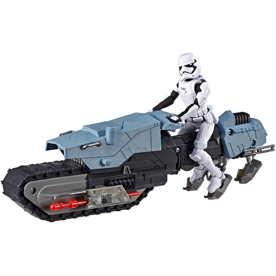 Star Wars The Rise of Skywalker Official Action Figure 5in Storm Trooper Riding Treadspeeder out of box
