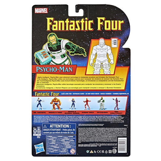 Marvel Legends Series Retro Fantastic Four Psycho-Man 6in Premium Action Figure Toy