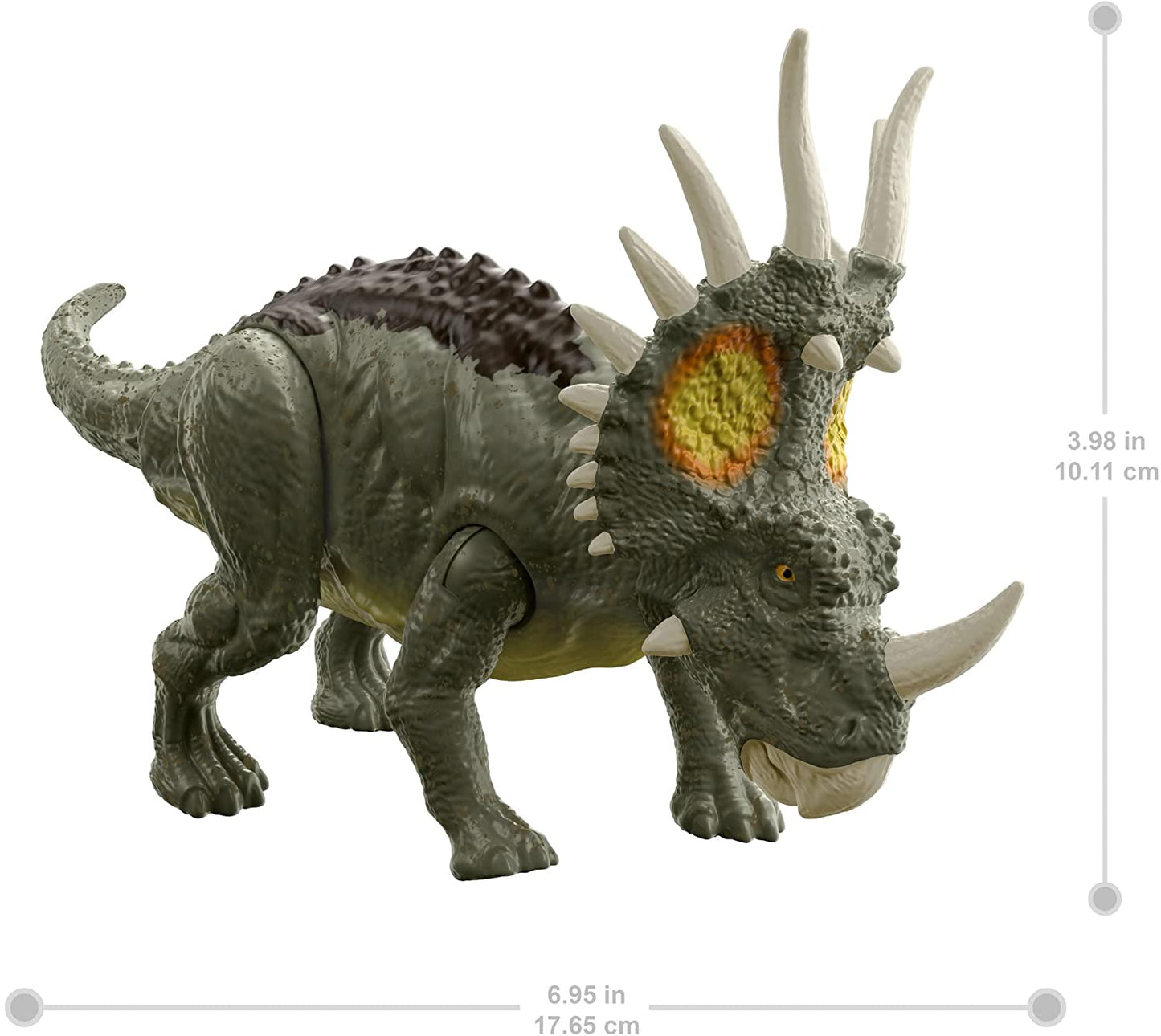 Jurassic World: Fierce Force; 7" High Detail Dinosaur Action Figure: Styracosaurus