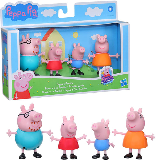 Peppa Pig Adventures Peppa's Family Figure 4-Pack Toy
