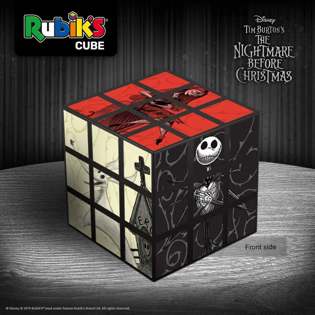 Rubiks Cube: Tim Burton's Nightmare Before Christmas Puzzle Game w/ Display Stand