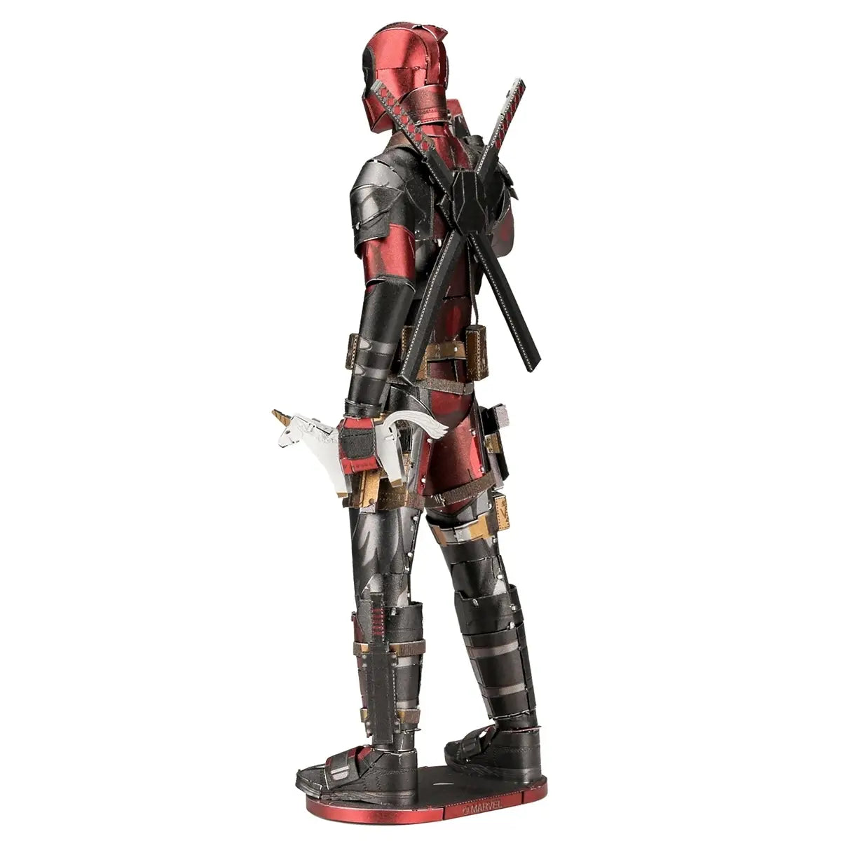 Marvel Official 3D Metal Model Kit: 6in High Detail Deadpool Back Profile