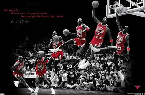 Michael Jordan – Fly Wall Decor Art Print Poster 24" x 36"