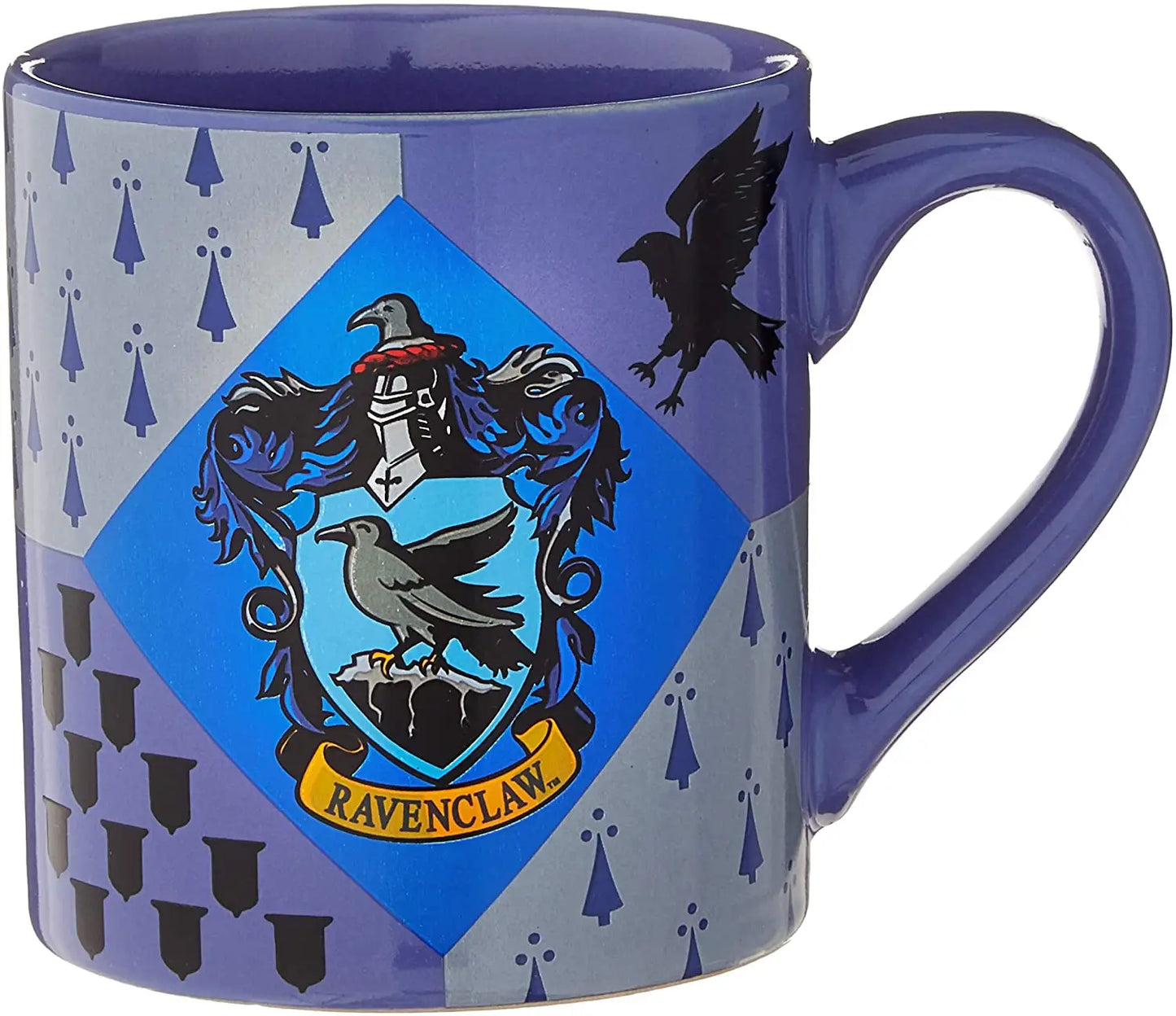 Harry Potter Hogwarts Ravenclaw House Crest 14oz Ceramic Mug Close up Art Work