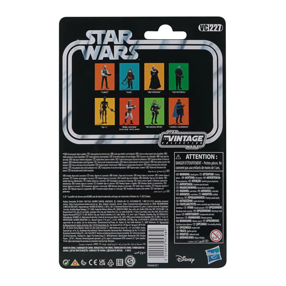 Star Wars Vintage Collection: 3.75" Action Figures: Kuiil Rear Profile of Packaging