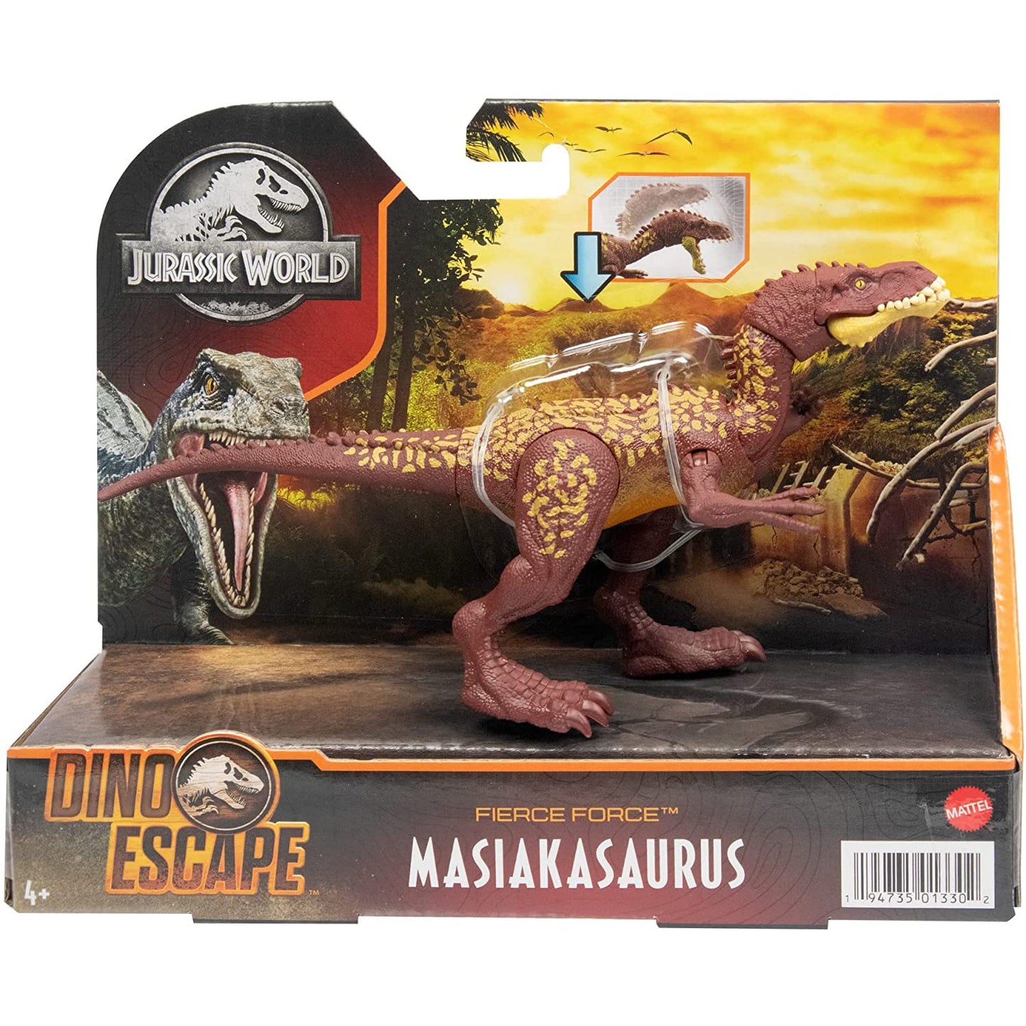 Jurassic World: Fierce Force; 7" High Detail Dinosaur Action Figure: Masiakasaurus