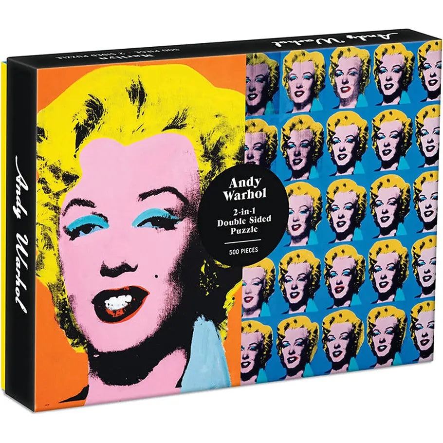 Andy Warhol Pop Art 500 Piece Puzzle featuring Marilyn Monroe Artwork