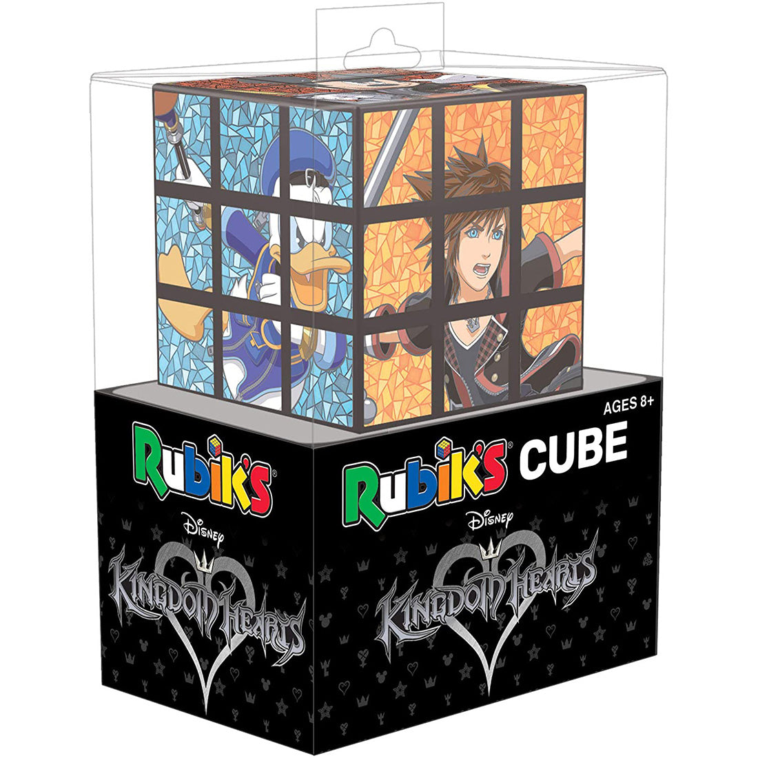 Rubiks Cube: Disney Official Kingdom Hearts Puzzle Game w/ Display Stand