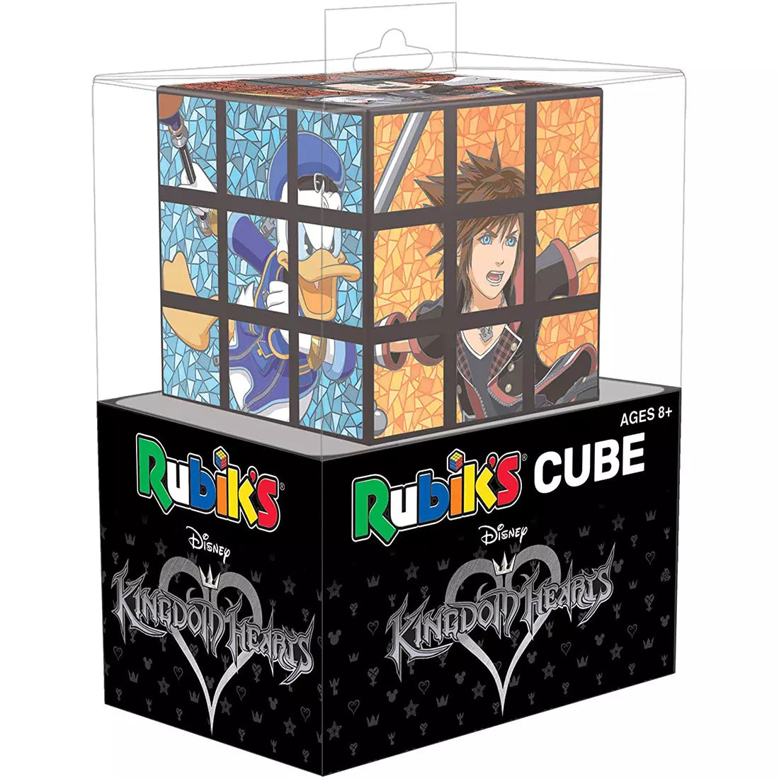Rubiks Cube: Disney Official Kingdom Hearts Puzzle Game w/ Display Stand