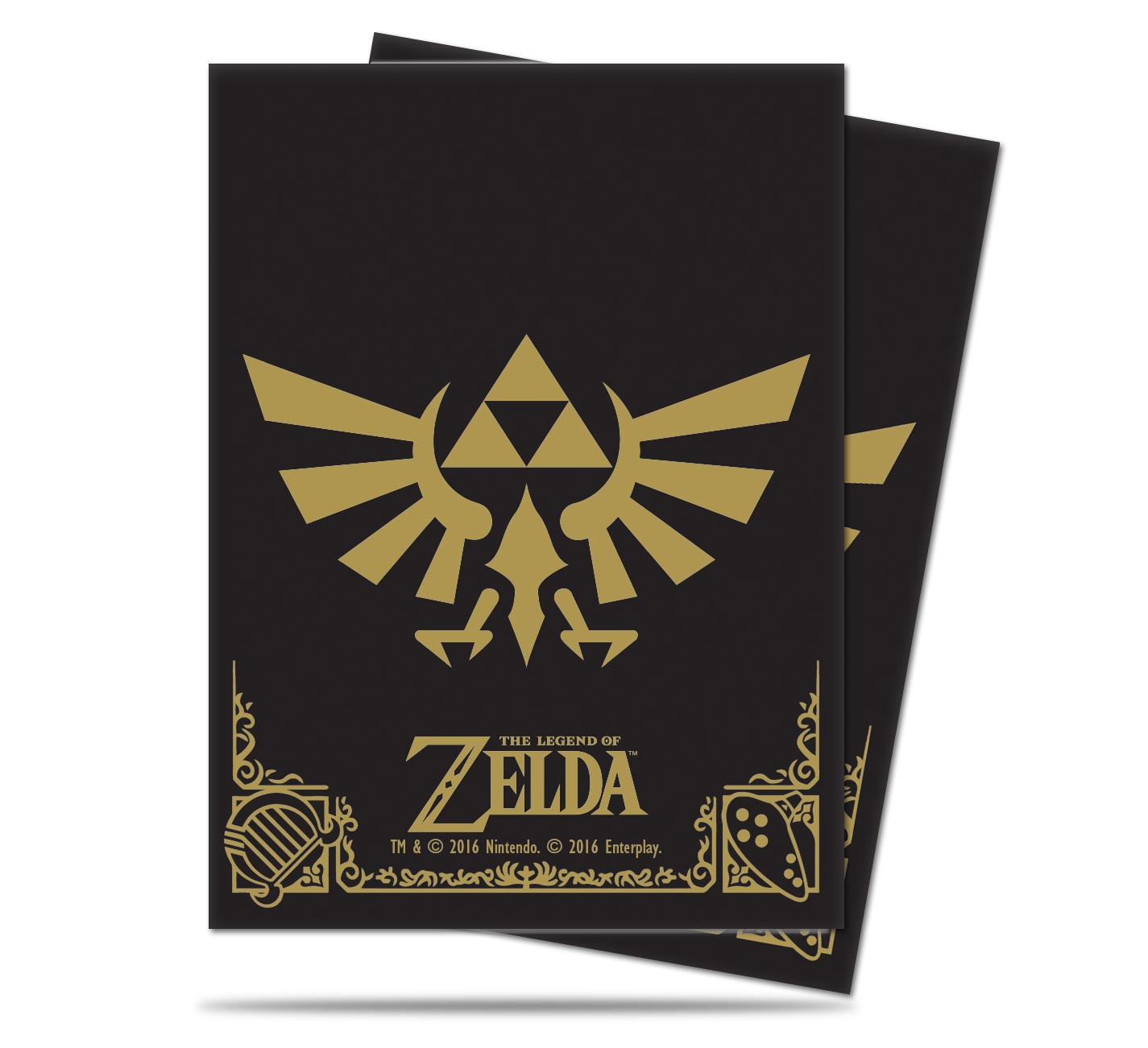 65 ct. The Legend of Zelda Hyrule Crest Deck Protector Trading Card Sleeves