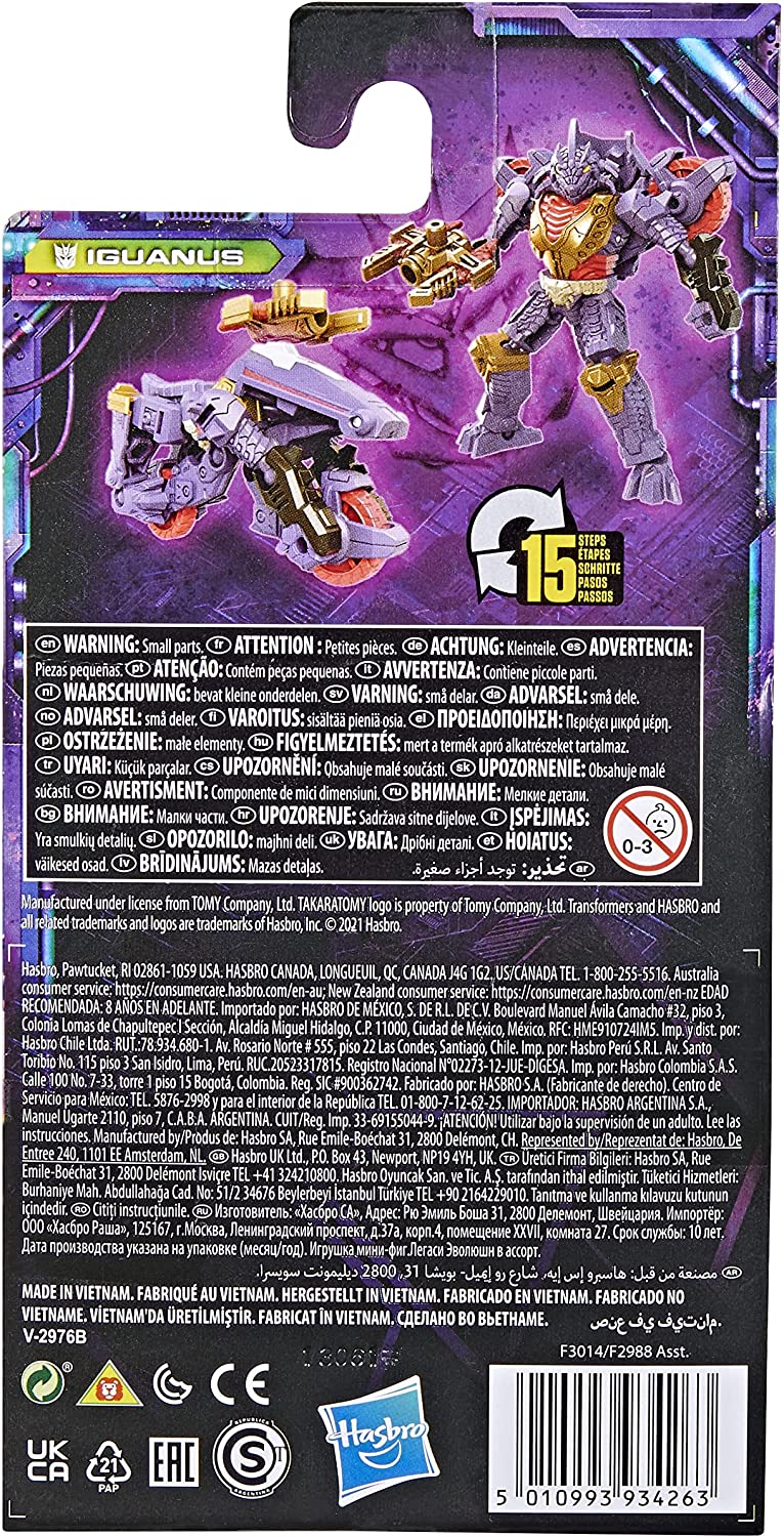 Transformers Generations Series: Legacy Core Class: Iguanus 3.75" Action Figure