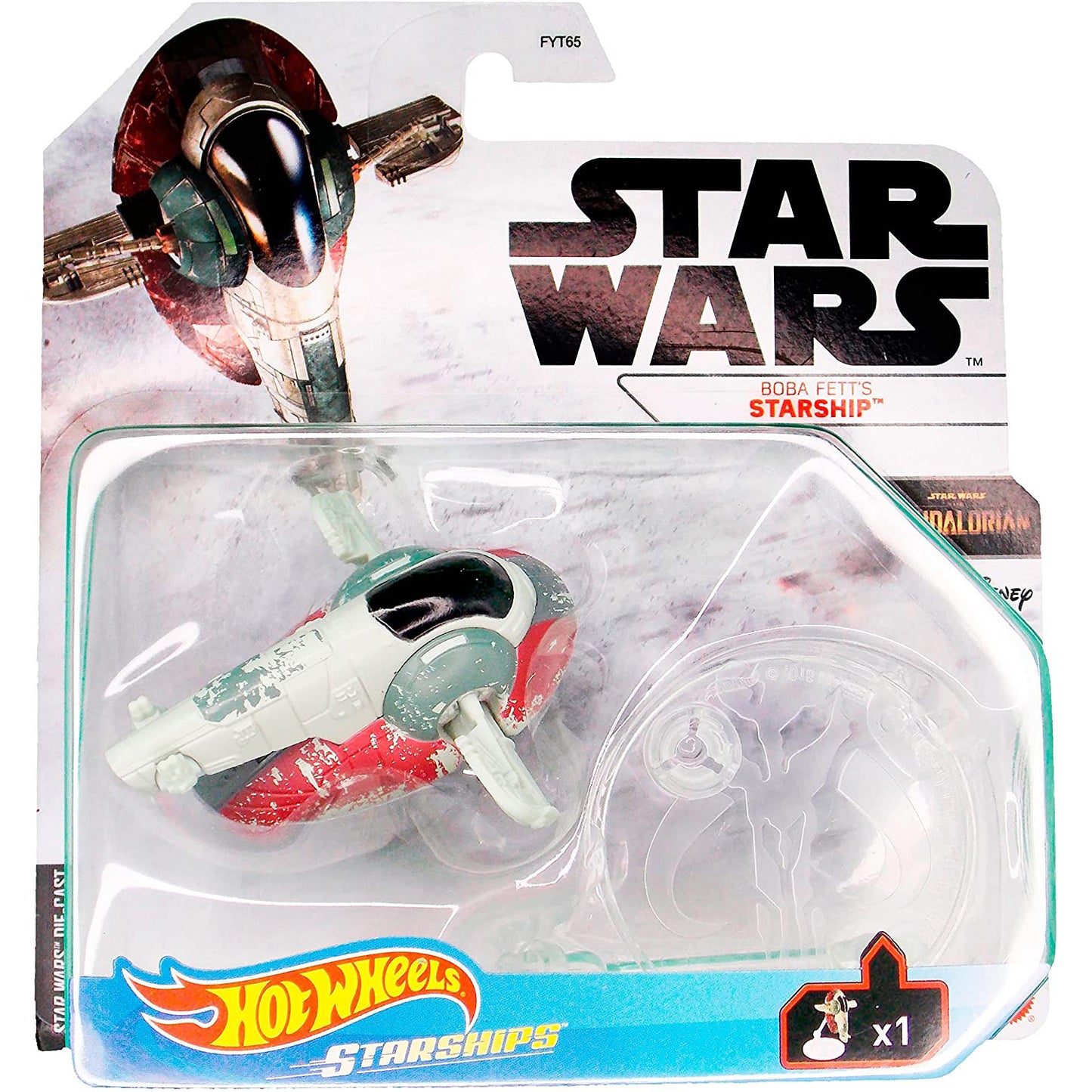 Hot Wheels Star Wars: Boba Fetts Starship: Slave I: 1:64 Scale Diecast w/ Stand