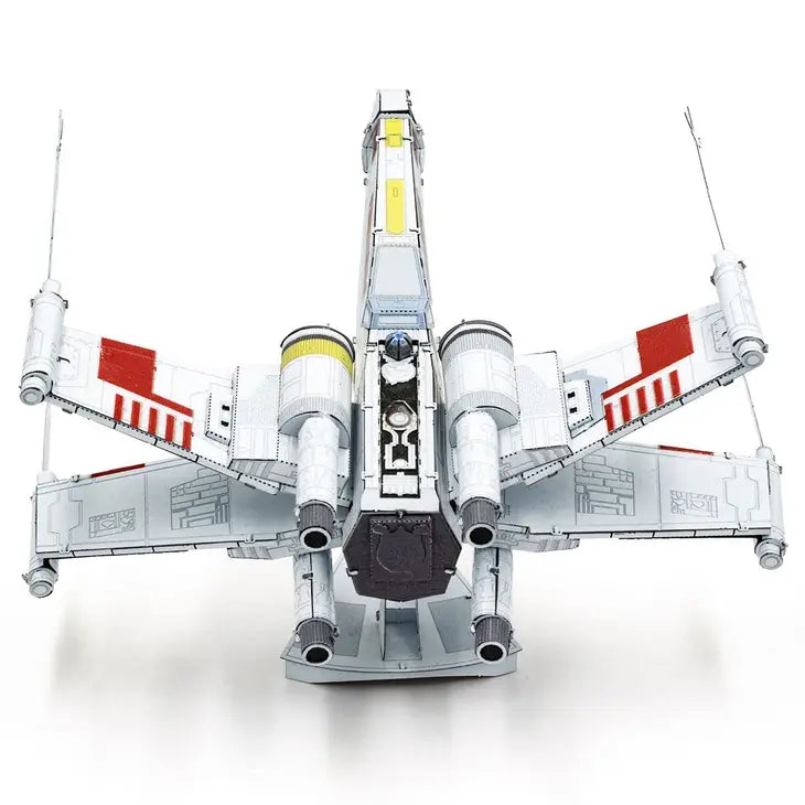 Star Wars Official 3D Metal Model Kit: 5in Premium Series X-Wing Starfighter Top Down View