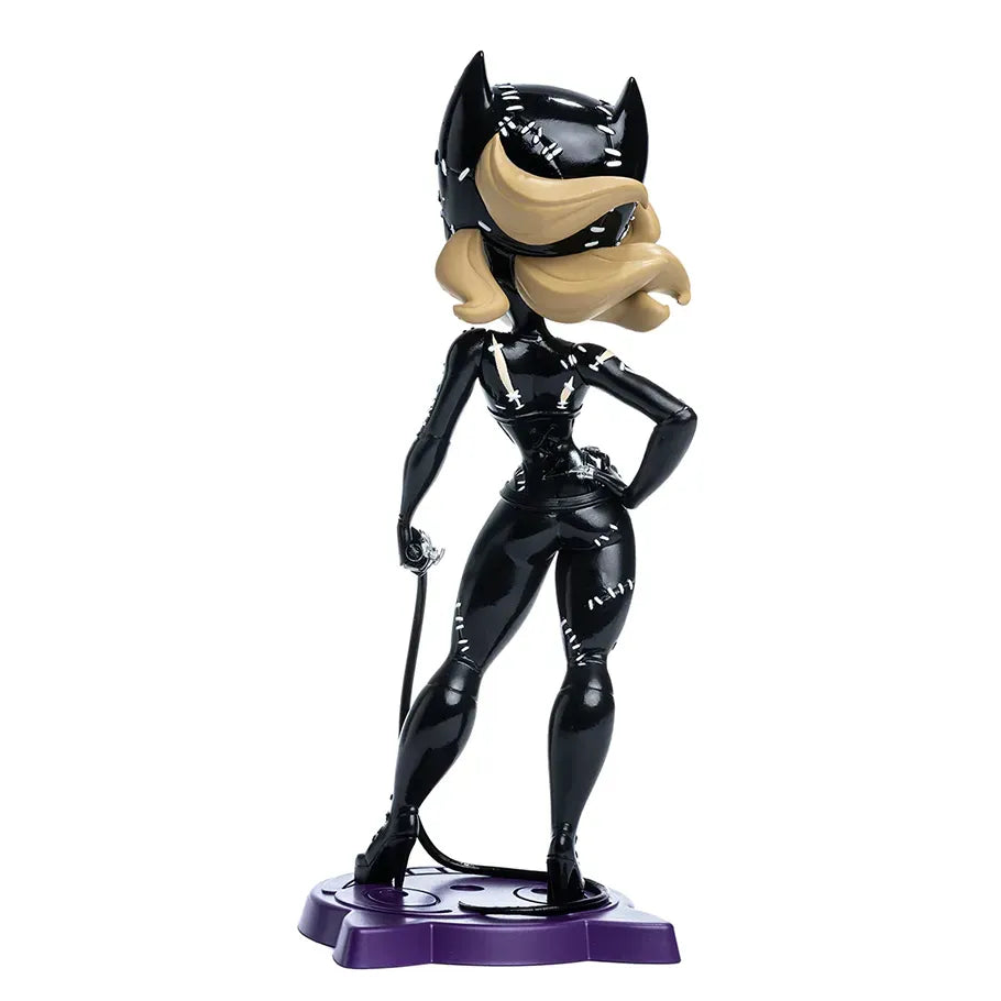 Rear profile of Batman Returns Official Movie Collectible Statue of Catwoman 7.5in tall Vinyl Figure out of the box