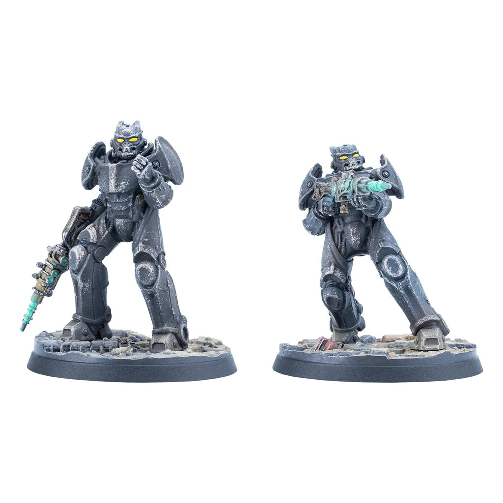 Fallout Wasteland Warfare: Enclave Soldier Set: Roleplaying Resin Miniature Figures