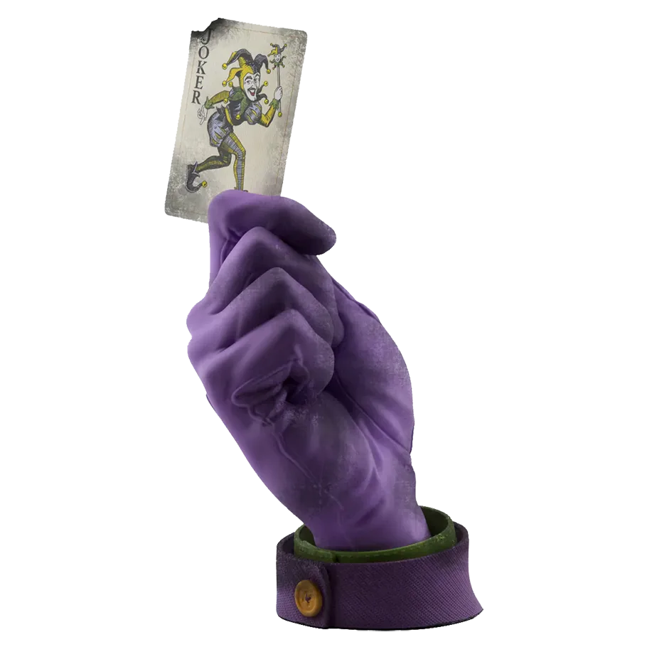 The Joker Calling Card Life Sized Statue Display Piece w/ Interchangeable Cards