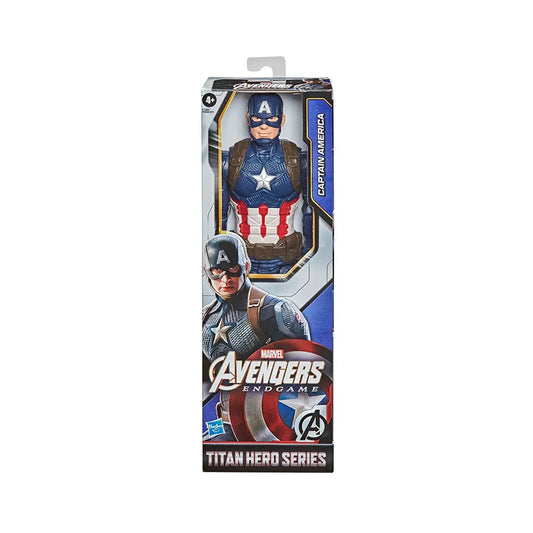 Marvel Captain America 12 Inch Collectible Action Figure in the Box: Titan Hero Series Avengers Endgame