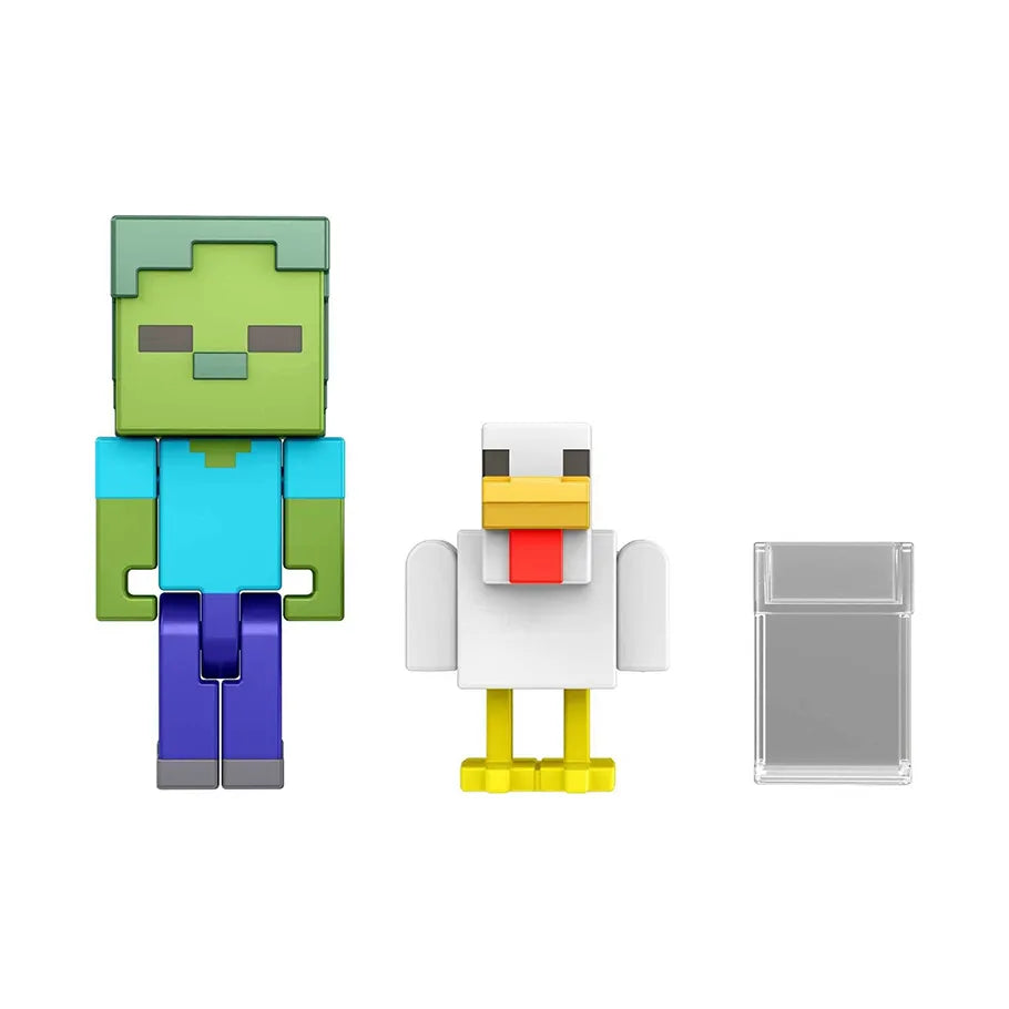Minecraft Chicken Jockey action figure