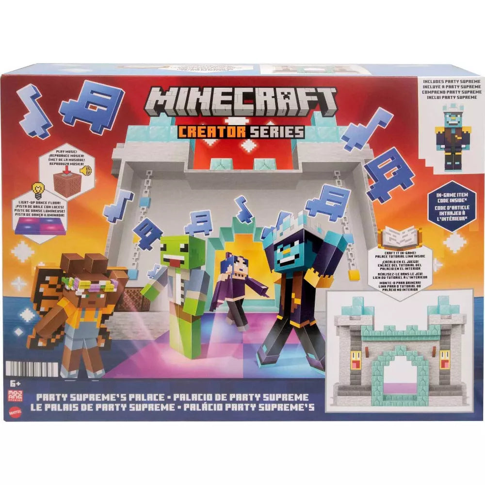 Minecraft Creator Series: Party Supreme's Palace Playset In The Retail Box