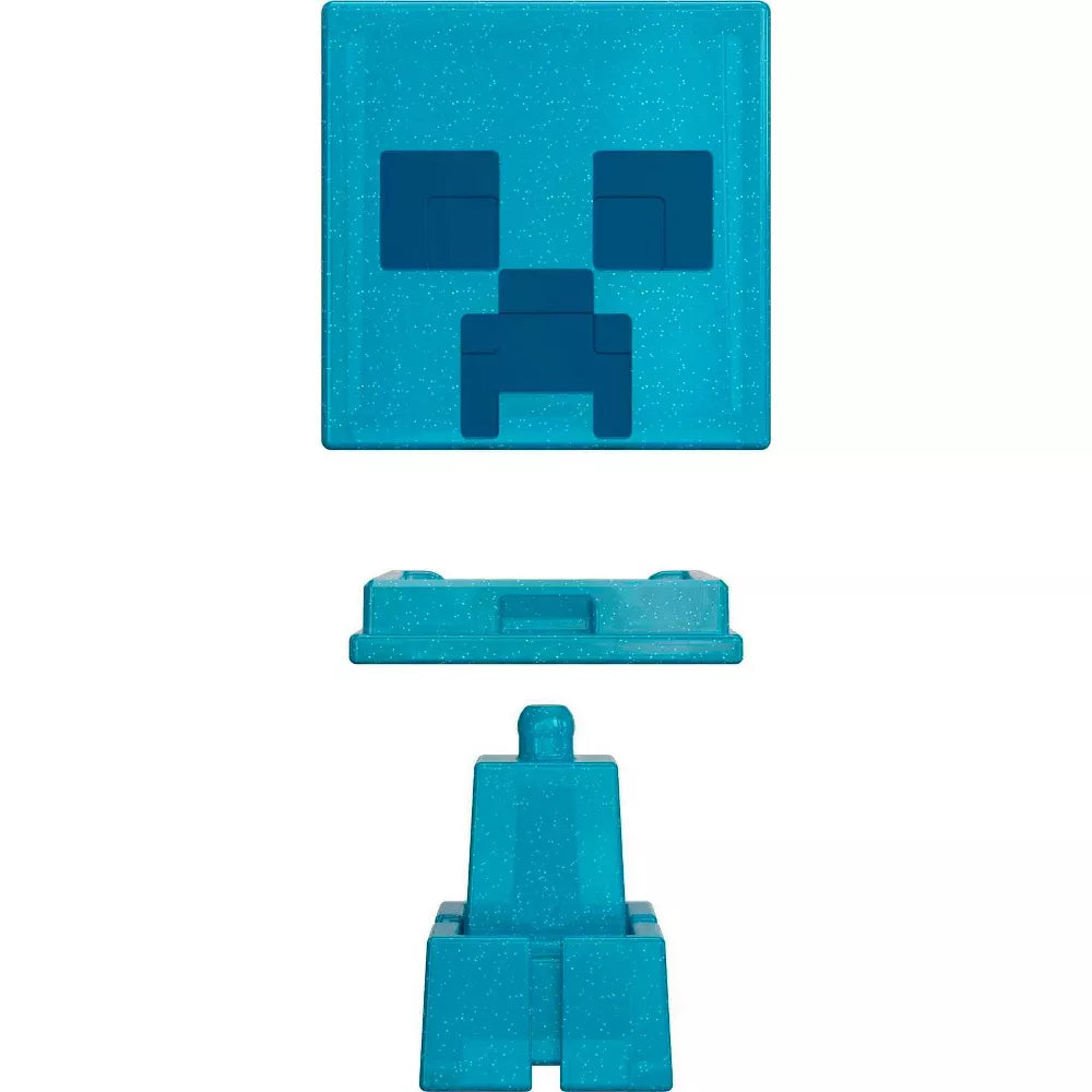 Minecraft Mob Head Minis Action Figure: Super Charged Creeper Taken Apart